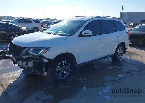 2017 Nissan Pathfinder S из США, поврежденный, VIN 5N1DR2MN8HC673357